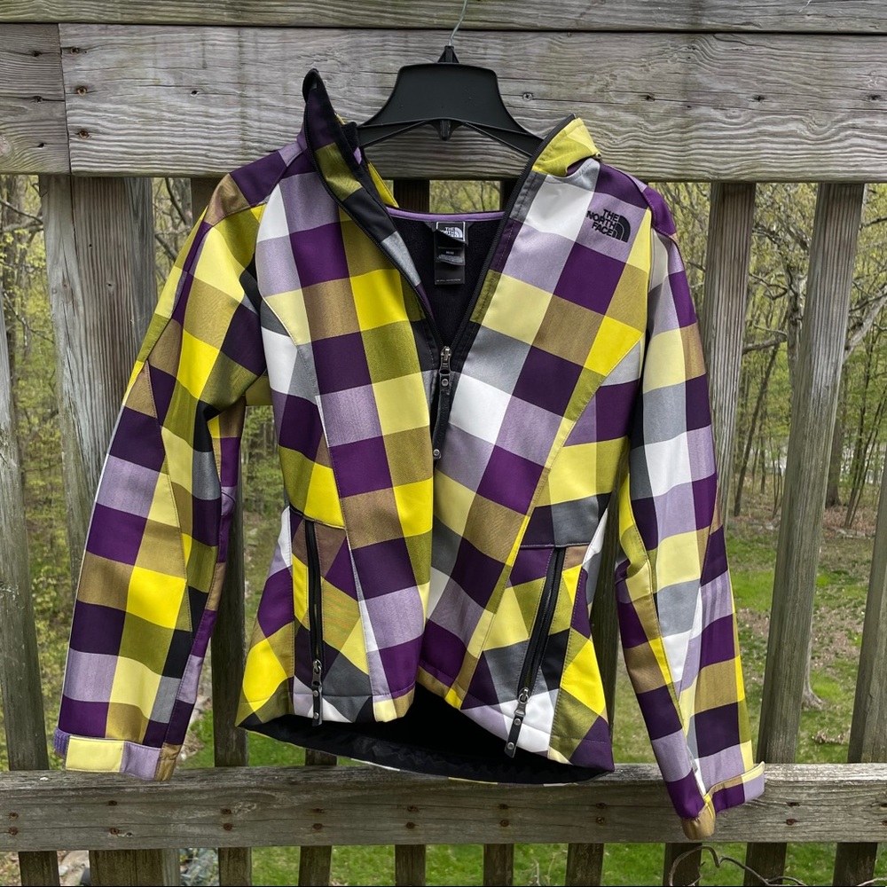 The North Face hooded TNF APEX soft shell jacket